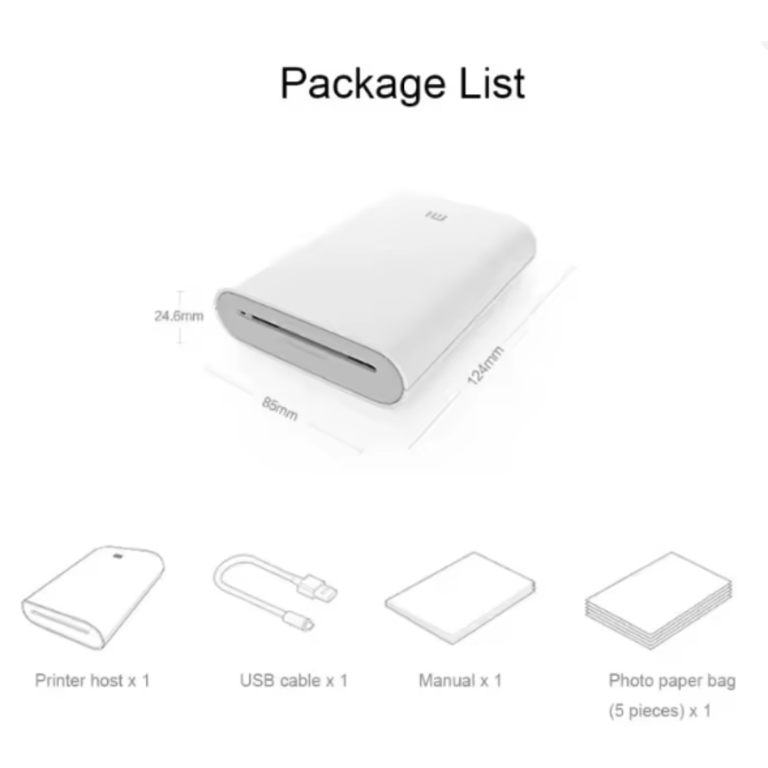 Instant Thermal Mini Printer: Bring Photos to Life, No Ink Needed