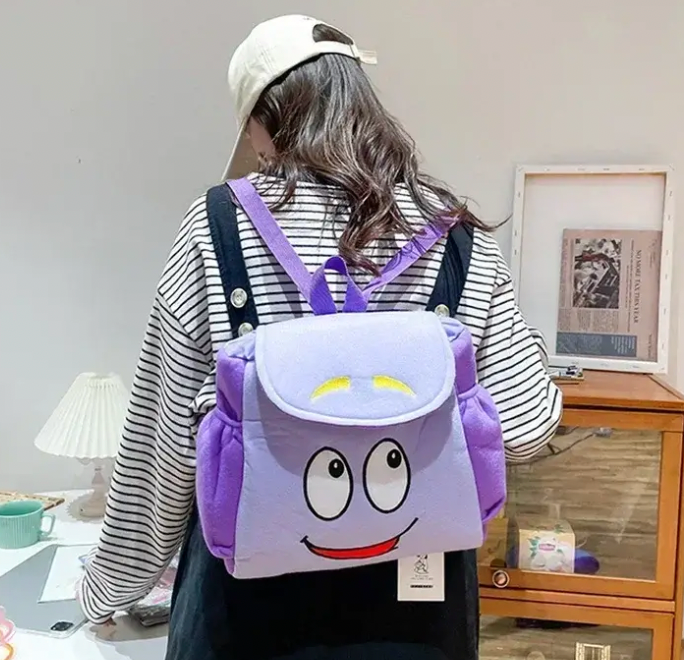 Mochila Suave de Felpa