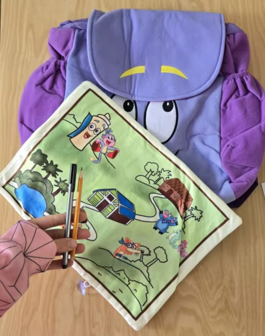 Mochila Suave de Felpa