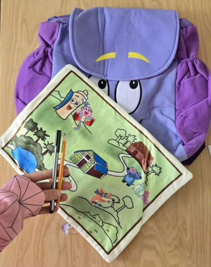 Mochila Suave de Felpa